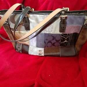 Coach patchwork bag